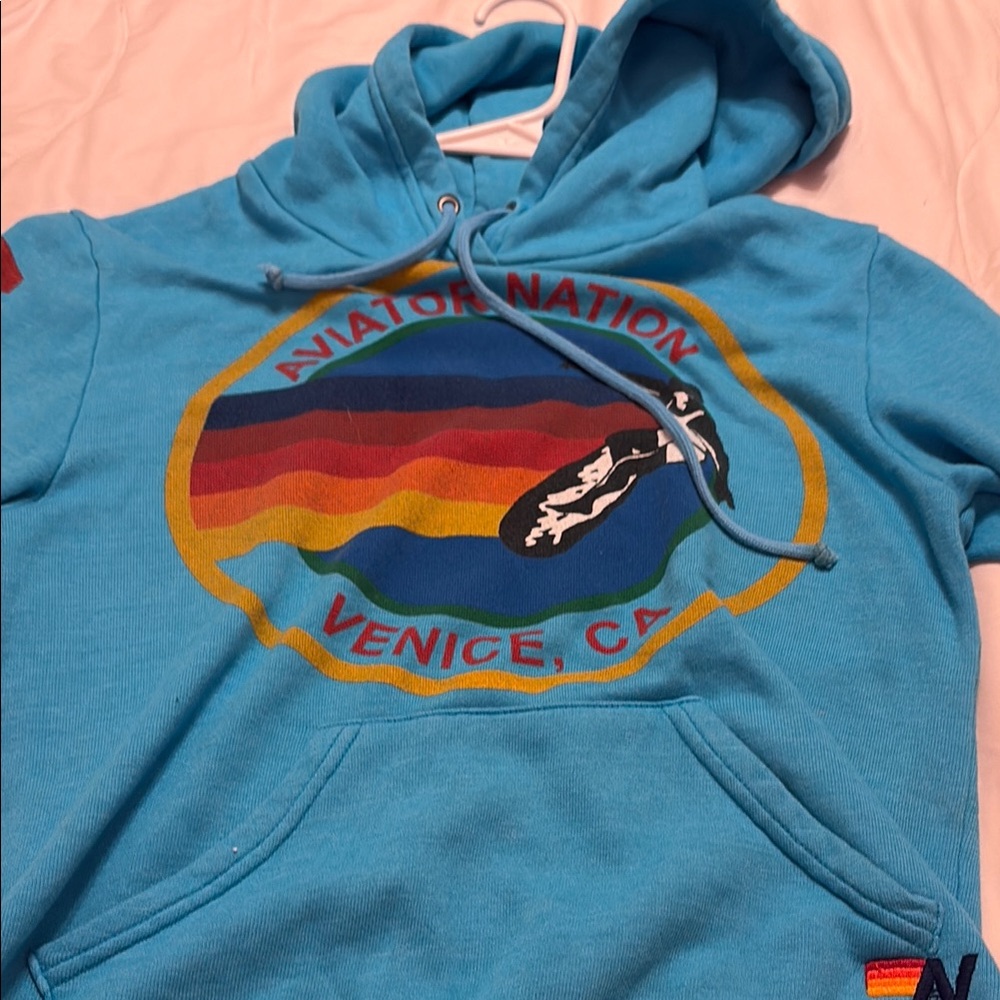 Aviator Nation Blue Hoodie